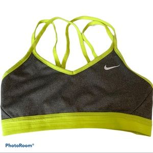 Nike Dri-Fit Size S Neon/Gray Sports Bar
